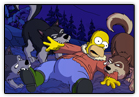 Homer et les chiens