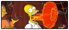 Homer crache du feu